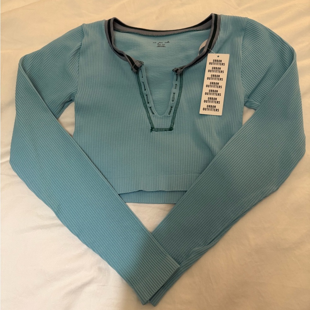 Urban Outfitters Go for Gold Long Sleeve Top